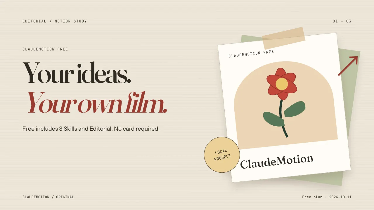 Editorial: Layered paper, original cutouts and assembled motion. A tactile product story.